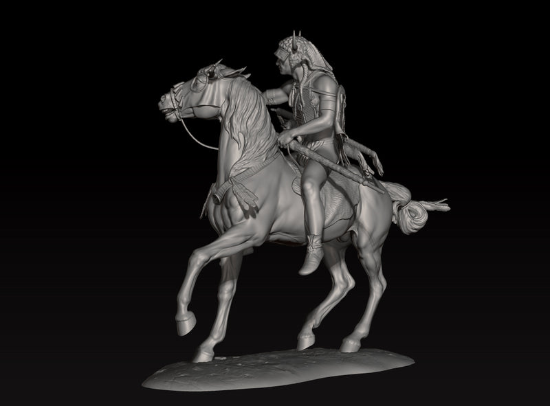 Blackfoot Warrior (75mm)