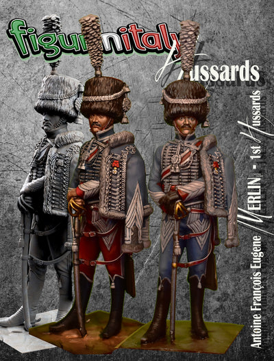 AFE MERLIN, Colonel 1st Hussard, 1808-12 (54mm)