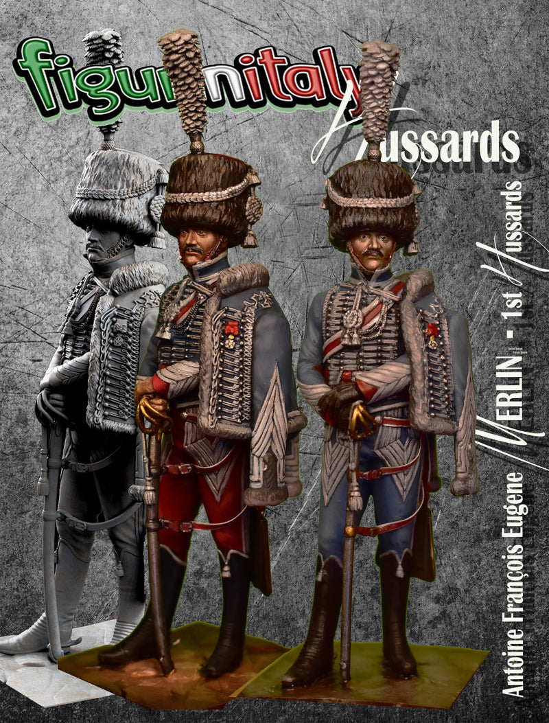 AFE MERLIN, Colonel 1st Hussard, 1808-12 (54mm)