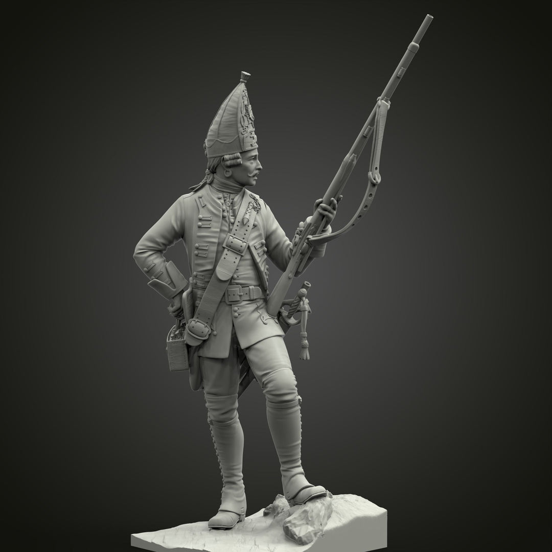 Metal Models,54mm,Musician of the grenadiers of the Guard. Figure kits. - Maquettes et Figurines