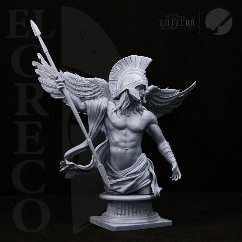 Apollo Bust - Winged - 3D Print