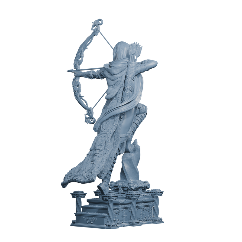 Aloe, High Elf Warrior - 150mm - 3D Print