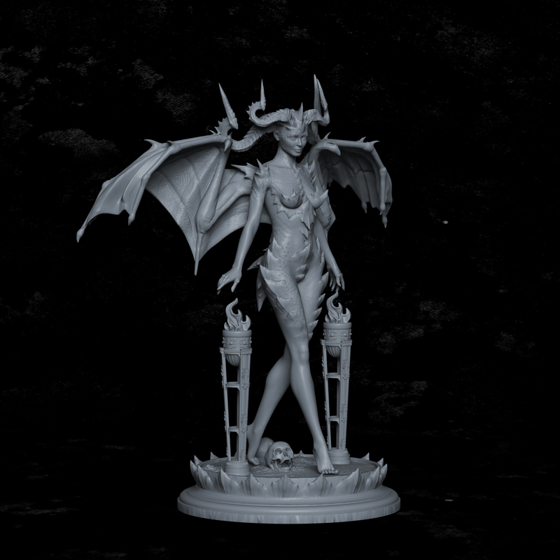 Zephyra, Queen of Dragonblood - 3D Print