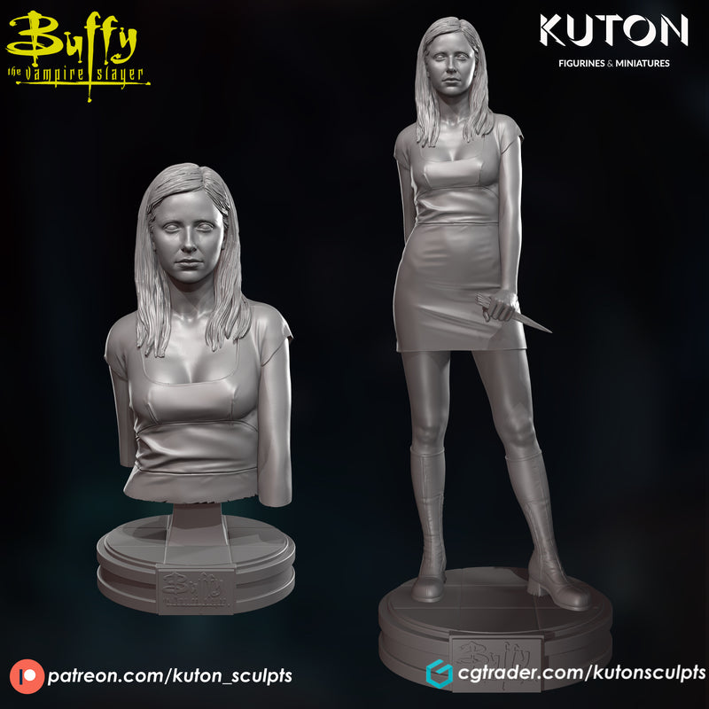 Buffy the Vampire Slayer Bust - 3D Print