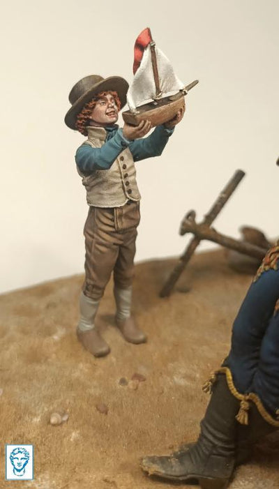 “Vous voulez utiliser mon petit bateau, Monsieur le Marin? Maitre des Marines de la Garde Impériale, 1805