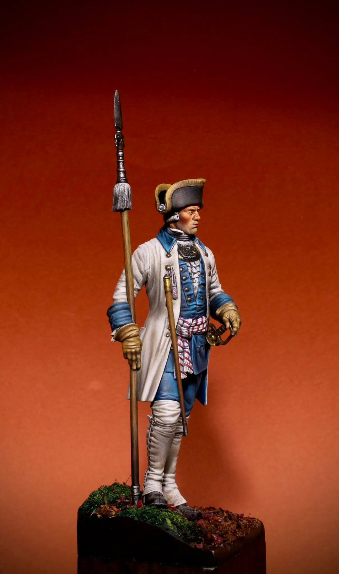 Sapeur 14e Régiment De Ligne 1808 - Figurine 54mm En Plomb Peint - Premier Empire