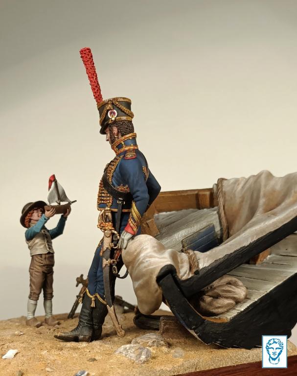 “Vous voulez utiliser mon petit bateau, Monsieur le Marin? Maitre des Marines de la Garde Impériale, 1805