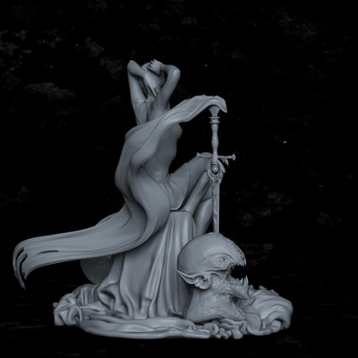Beatrice, Paladin's Rest - 3D Print