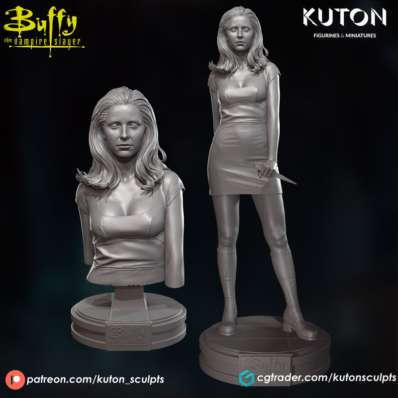 Buffy the Vampire Slayer Bust - 3D Print