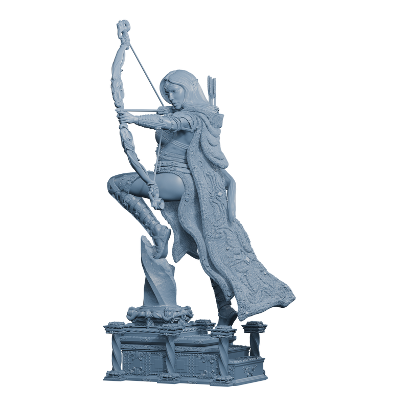 Aloe, High Elf Warrior - 150mm - 3D Print