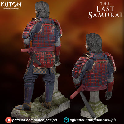 The Last Samurai Bust - 3D Print