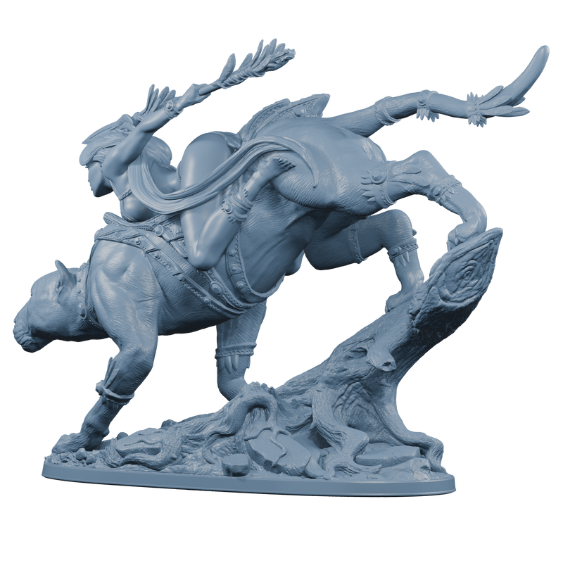 Dahlia, Panther Rider - 75mm - 3D Print