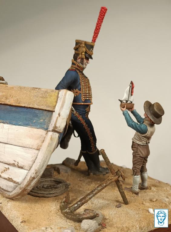 “Vous voulez utiliser mon petit bateau, Monsieur le Marin? Maitre des Marines de la Garde Impériale, 1805