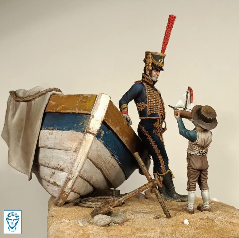 “Vous voulez utiliser mon petit bateau, Monsieur le Marin? Maitre des Marines de la Garde Impériale, 1805