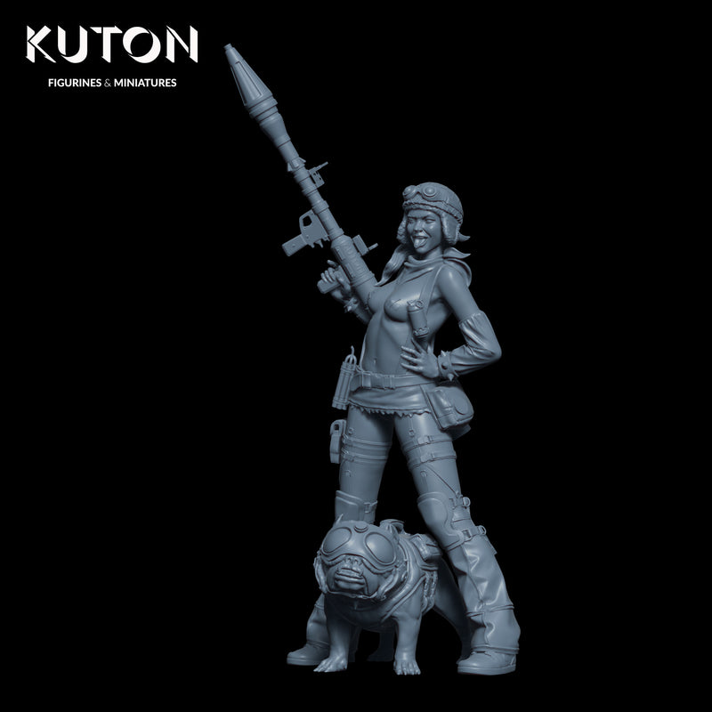 Bazooka Girl - 3D Print