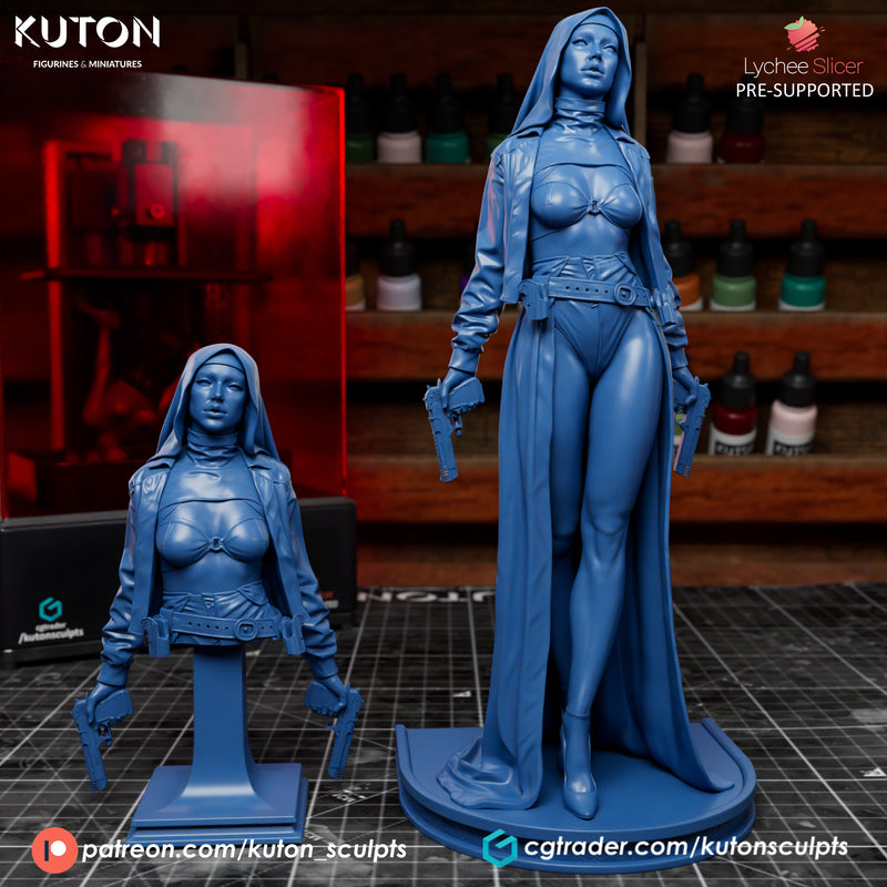 Warrior Nun - 3D Print