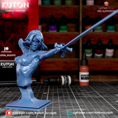 Dejah Thoris Bust - 3D Print