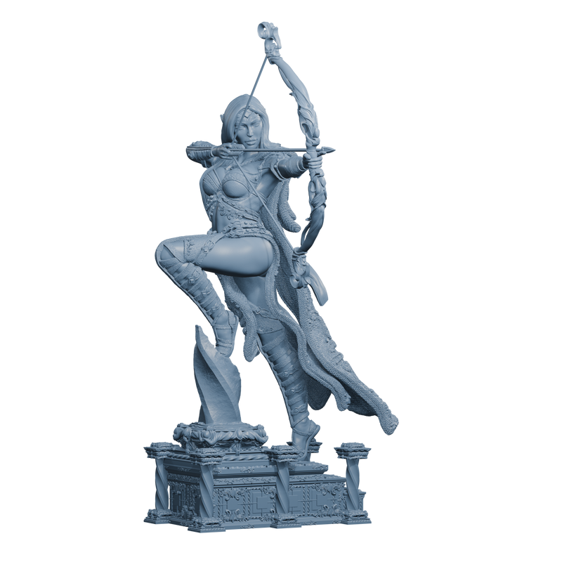 Aloe, High Elf Warrior - 150mm - 3D Print