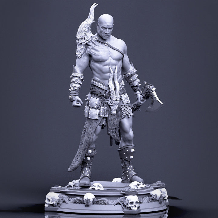 Boneflesh Dragon Warrior - 32mm - 3D Print