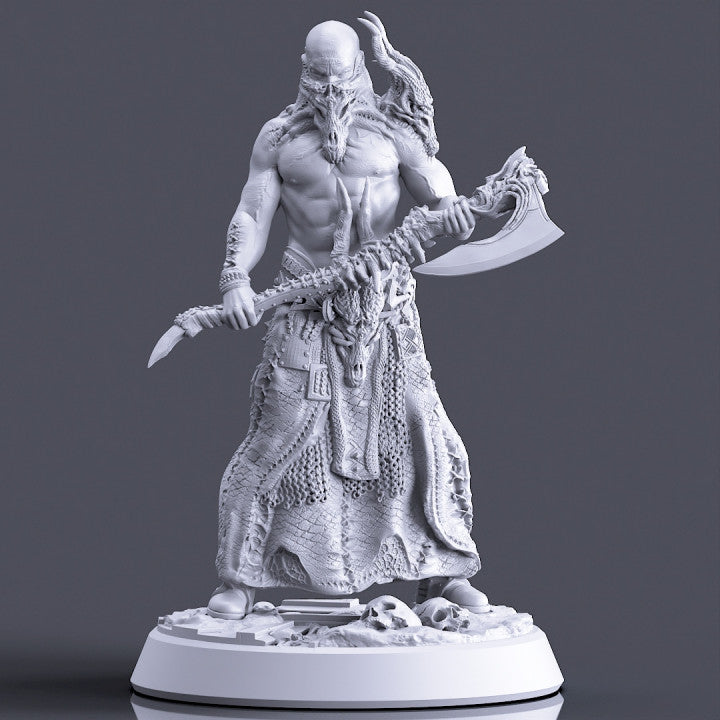 Boneflesh Necrowarrior - 32mm - 3D Print