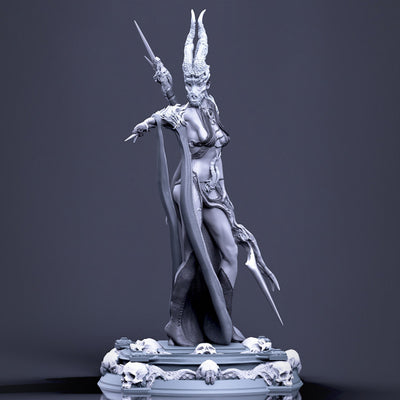 Boneflesh Necropriestess - 32mm - 3D Print