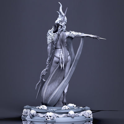 Boneflesh Necropriestess - 32mm - 3D Print