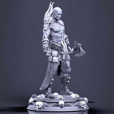 Boneflesh Dragon Warrior - 32mm - 3D Print