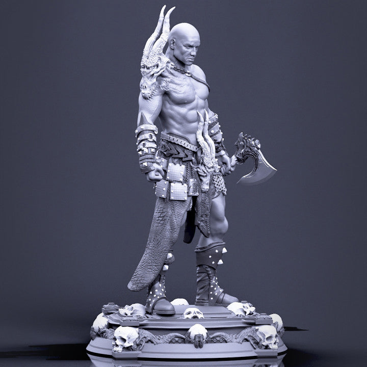 Boneflesh Dragon Warrior - 32mm - 3D Print