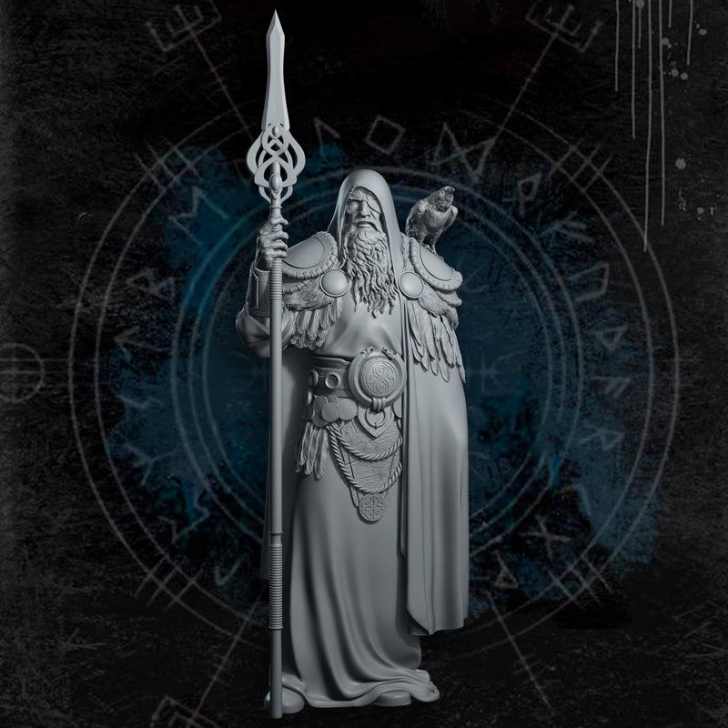 Odin, Allfather - 75mm - 3D Print