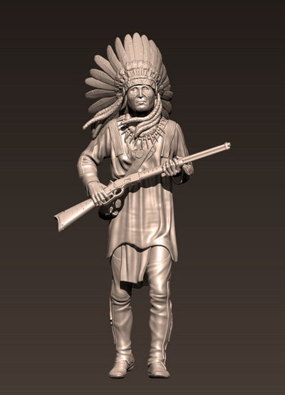 Indian "Old Chief" - 90mm