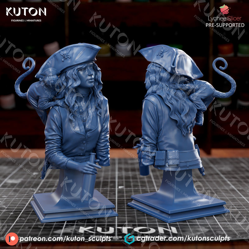 Captain Lyra Bust - 3D Print