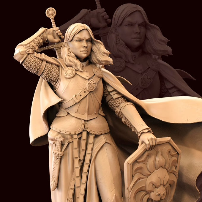 Olena the Knight - 3D Print