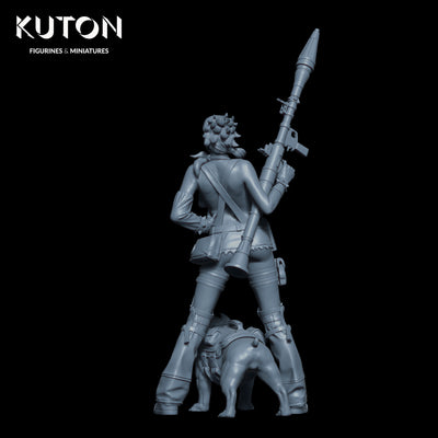 Bazooka Girl - 3D Print