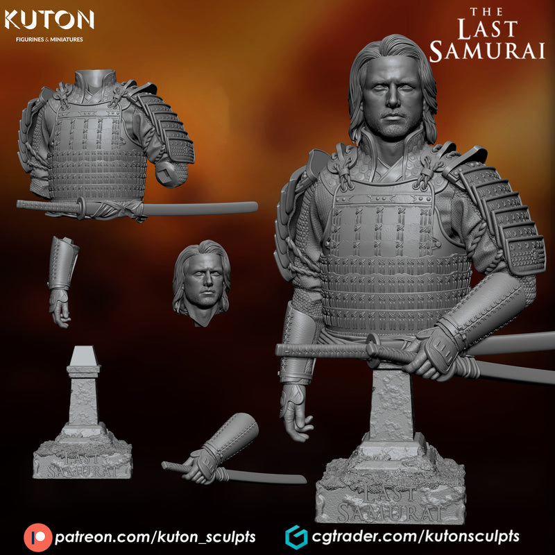 The Last Samurai Bust - 3D Print