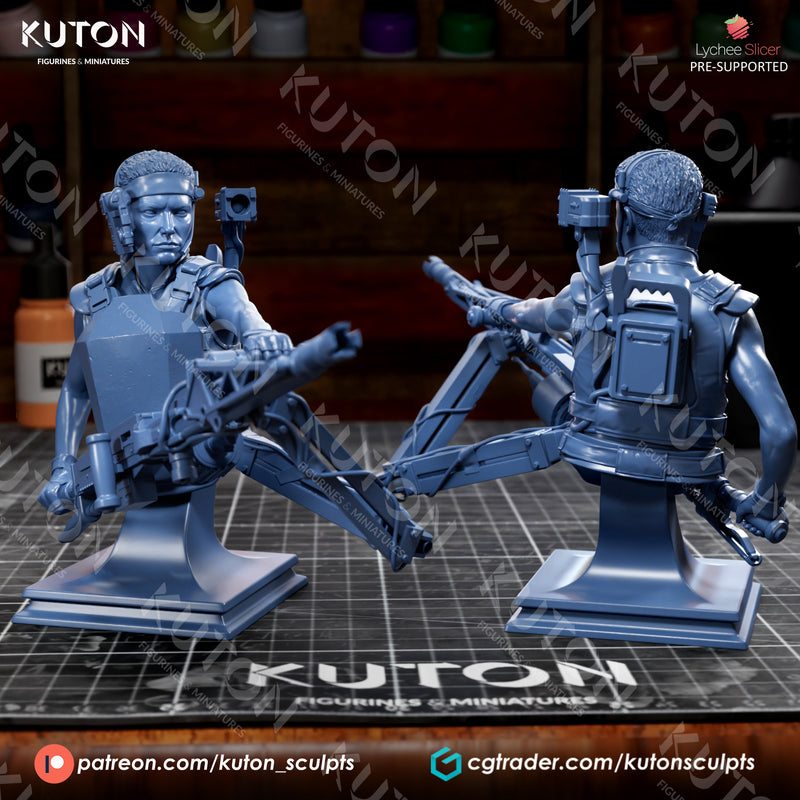 Private Vasquez Bust - 3D Print