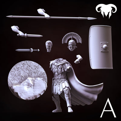 Roman Centurion 1st-2nd C. A.C. "Spear of Rome" - 90mm - 3D Print