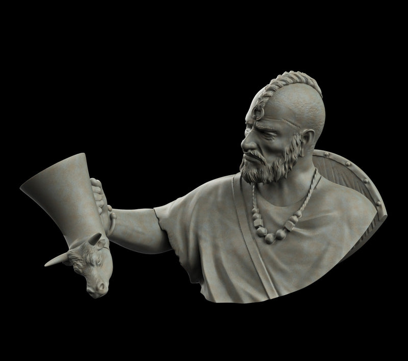 Mercenary Adyrmachidae III Century BC - Bust