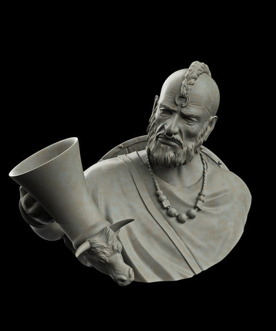 Mercenary Adyrmachidae III Century BC - Bust