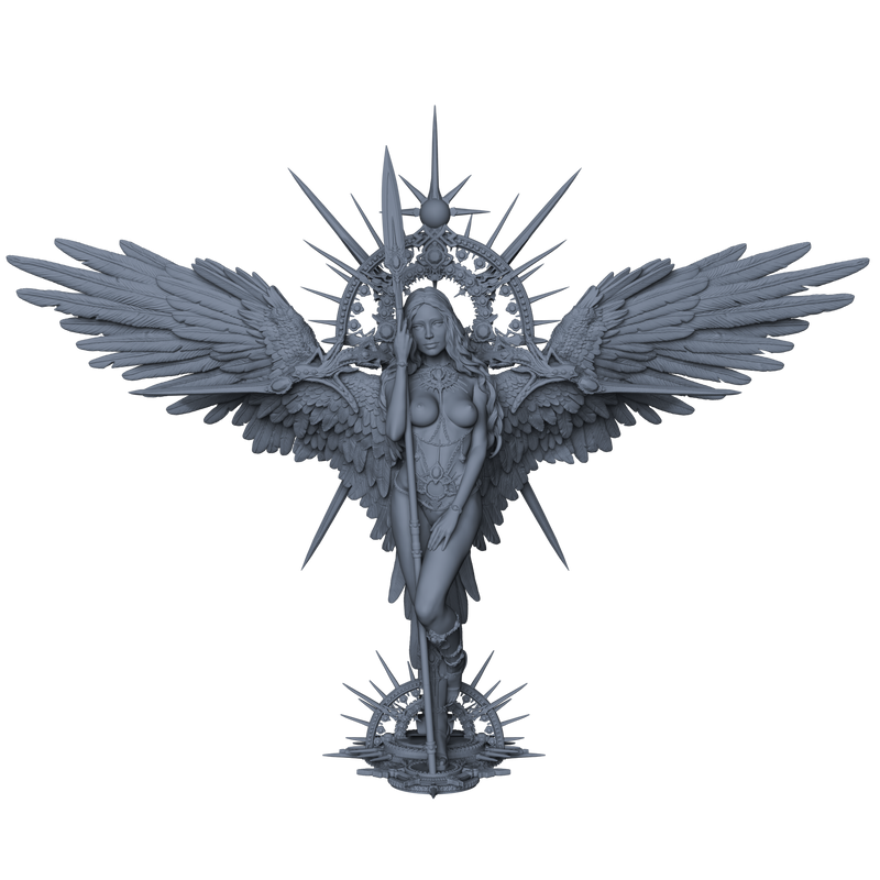 Angel, Divine Beauty - 150mm - 3D Print