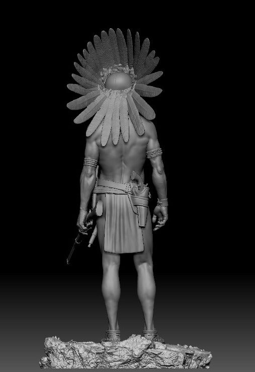 Arapaho Warrior, 19th century - 54mm