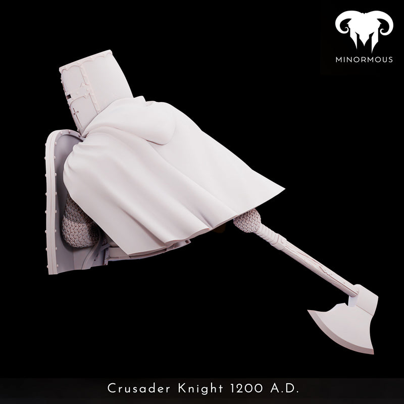 Crusader Knight 12th-13th C. "Vigilant Sentinel" Bust - 3D Print