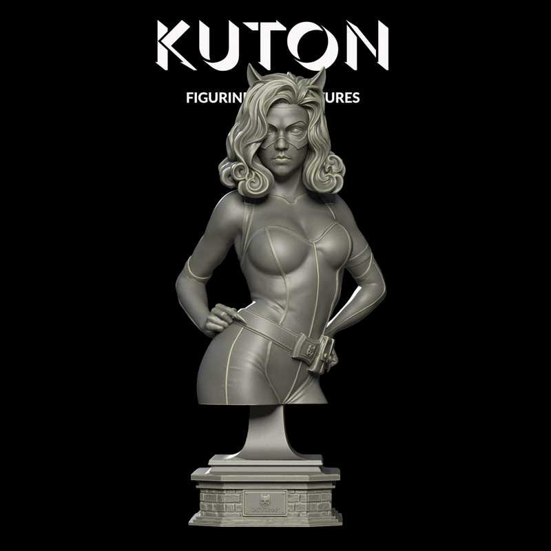Catwoman Bust - 3D Print