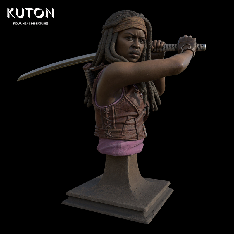 Michonne Bust - 3D Print