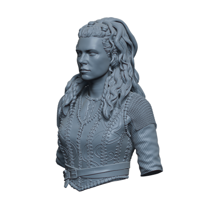 Lagertha Bust- 3D Print