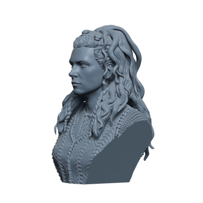Lagertha Cropped Bust- 3D Print