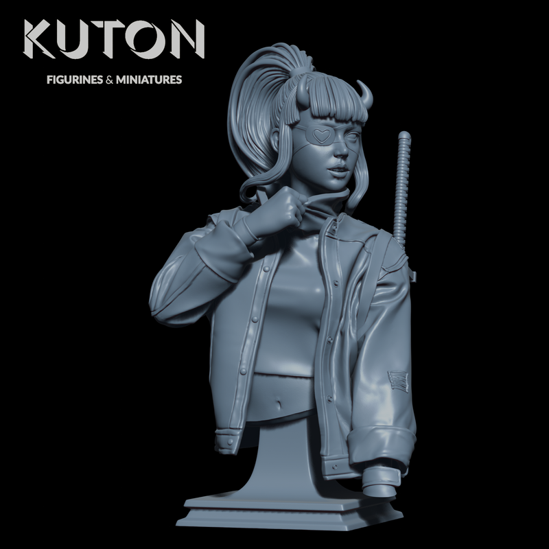 Kukii Bust - 3D Print