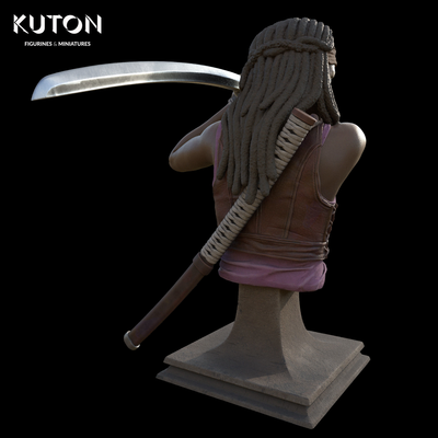 Michonne Bust - 3D Print