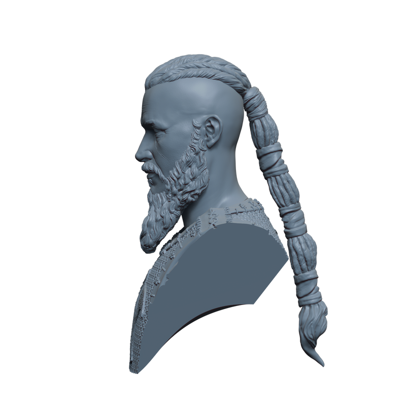 Ragnar Lothbrok Bust- 3D Print