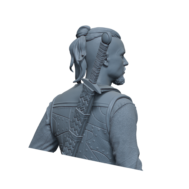 Uhtred Bust- 3D Print