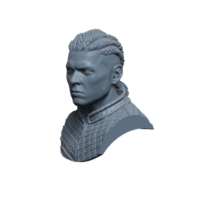 Ivar the Boneless Bust- 3D Print
